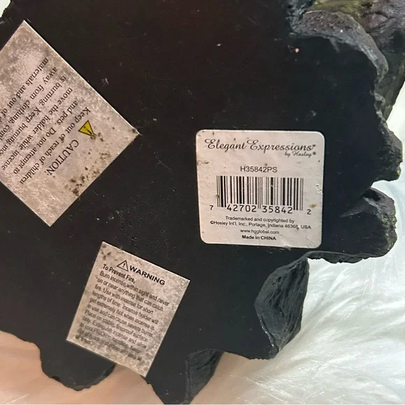 Hear No Evil See No Evil Speak No Evil Tree Cone Incense Burner - Picture 10 of 11